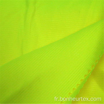 Tissu polyester Strethc EN20471 haute visibilité